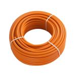 6mm Oil Resistance Braided -30℃~+80℃ Orange Rubber LPG Gas Hose Assembly