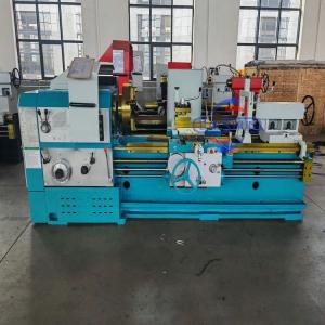 China Heavy Duty Big Bore Metal Lathe CW6163 Horizontal Turning Machine For Rolls on sale