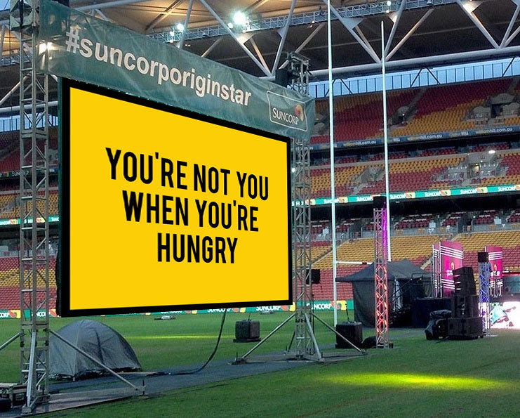 outdoor rental led screen