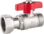 5401A Gas Stove Brass Ball Valve DN20 for Heating System Water Supply w/ Plastic