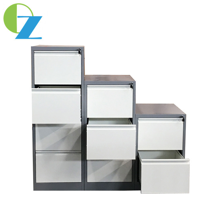 K/D Office Furniture Steel Metal Storage Cabinet Vertical 2 Drawer Metal Filing Cabinet