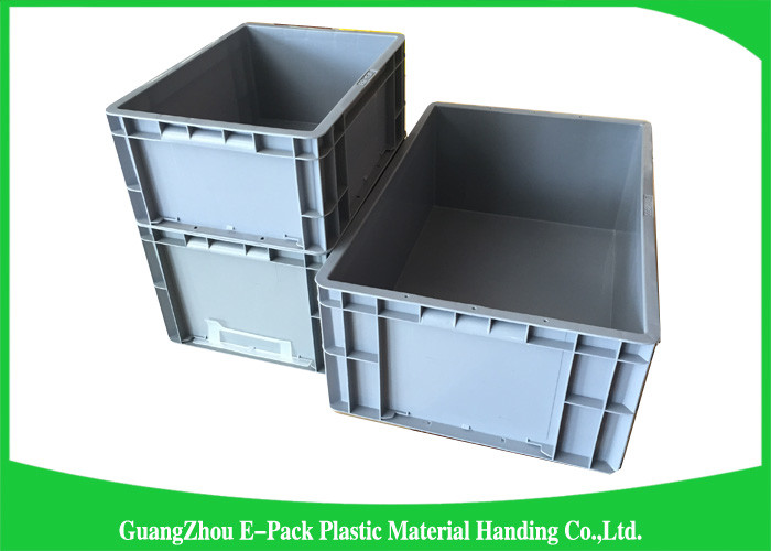 Mini Load Euro Containers With Lids , Standard Plastic Stacking Boxes PP Materials