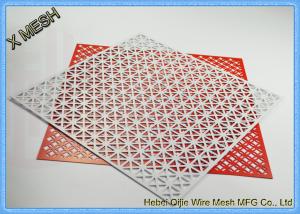 China Architectural Facades Honeycomb Perforated Sheet Metal Stainless Steel Material on sale