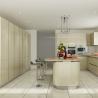 Buy cheap Pull Out Basket Melamine Kitchen Cabinets White Kitchen Pantry OEM from wholesalers