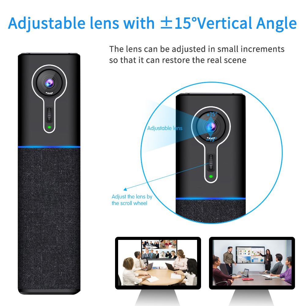 2K Resolution Ai Face Tracking Webcam All in One USB Streaming Web Camera