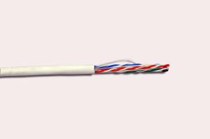 Quality Network 24AWG 4 Pairs Cat6a Plenum Cable Bare Copper Ethernet Lan Cable wholesale