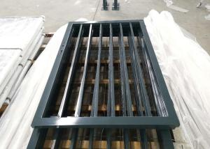 Quality Dark Green Powder Coated W1.8m Metal Garden Fence Gate wholesale
