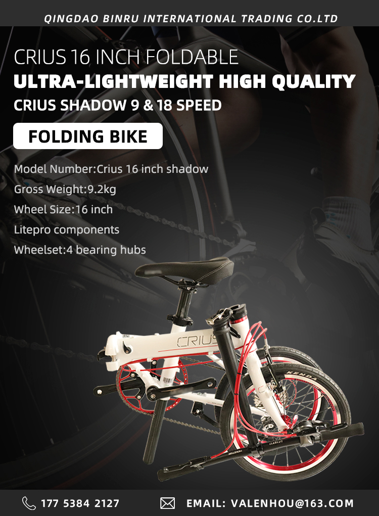16 Inch Foldable Cycle Pull On Ground Bicycle For Eco-Friendly Transportation