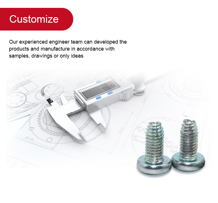 Galvanized DIN 7500 Cross Recessed Pan Head Thread Rolling Screws
