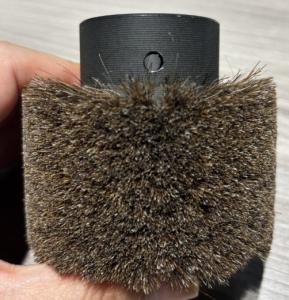 Quality Industrial Custom Roller Brush Horsehair Material Cylindrical Brush For Cleaning wholesale