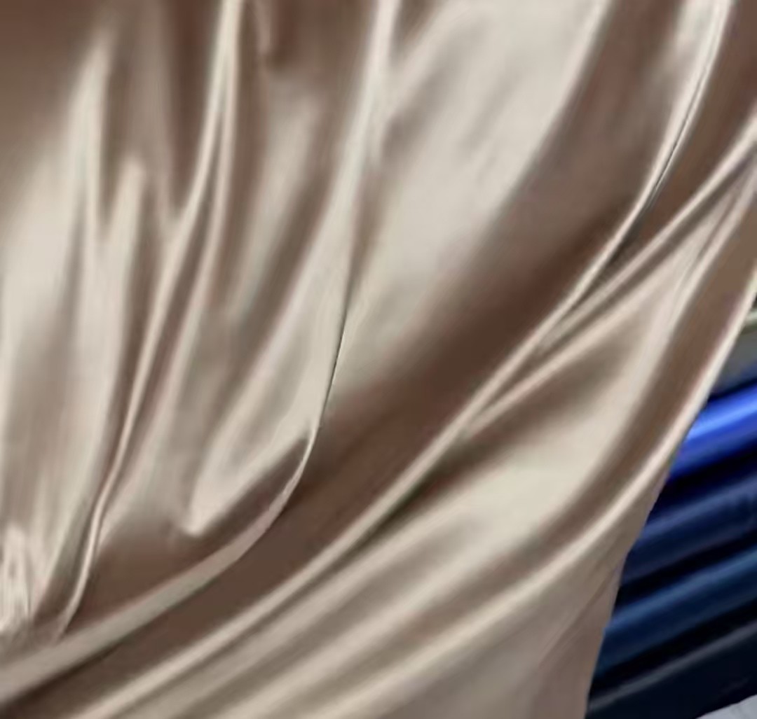 Imitation Silk 95%Polyester 5% Spandex Satin Polyyester 120gsm Activewear Cocktail Dresse Fabric