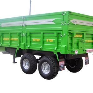 Quality Flexible CE Agricultural Tractor Trailer 20 Ton Manual Upload Tipping Trailers wholesale
