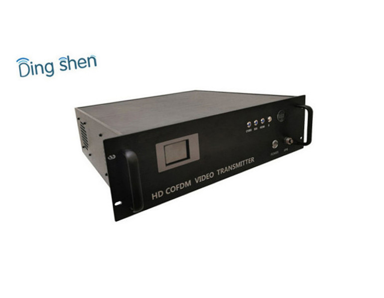19 Inch Rf Powerful Radio Transmitter And Receiver 433mhz For Vehicle NLOS Mobile Digital Image Transmission