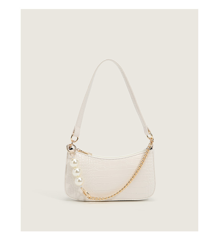 Chains Decoration Vegan Leather Women's Shoulder Purses Handbags for Everyday Wear