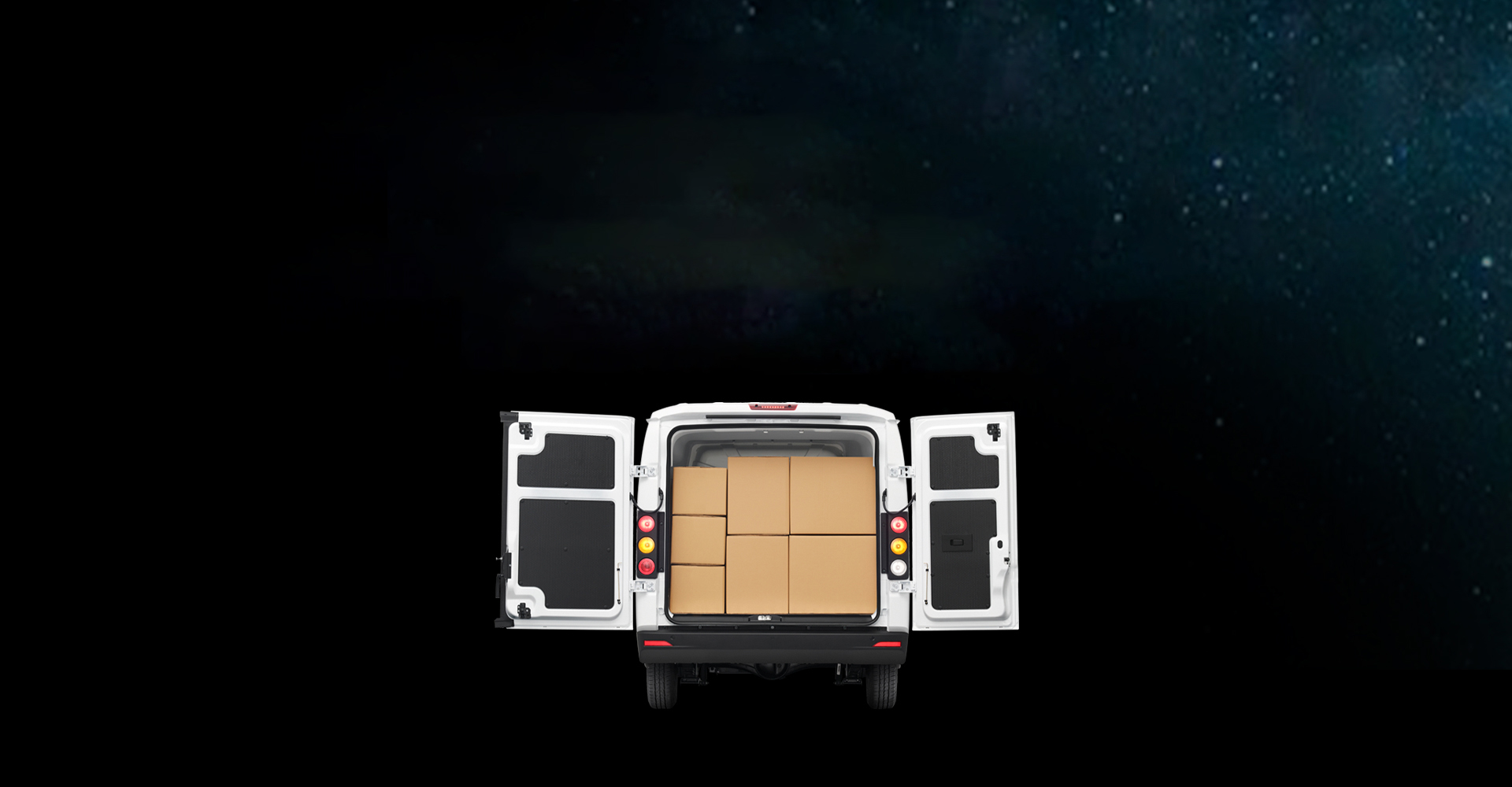 Two-Seater Van with Long-Distance Remote Star Share V6E Fast Charging and Large Space