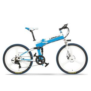 Quality 26 Inch Electric Folding Bike , 400W Lankeleisi Electric Bike 10AH L G Battery wholesale