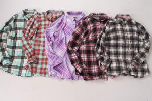 Quality Soft Touch Lounge Ladies Plaid Shirts Womens Plaid Flannel Shirts S M L XL 2XL wholesale