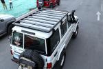 Power Coated Flat Roof Racks Platform Luggage Gear Bracket Bike Holder for