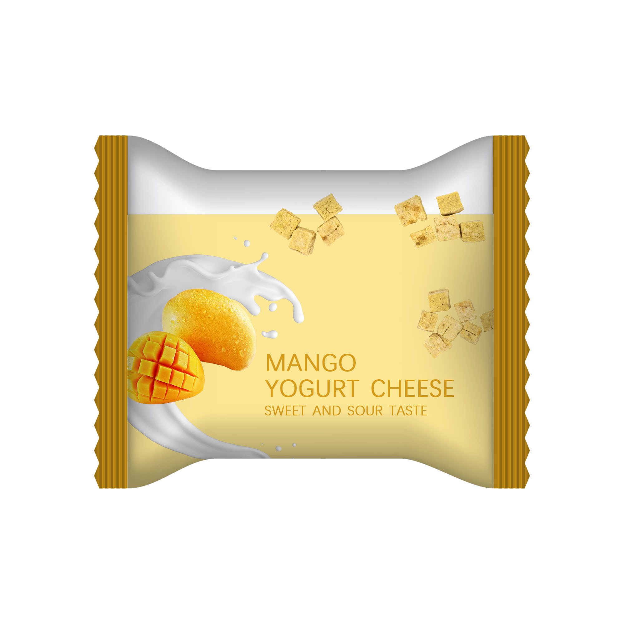 Dried Banana Mango Fruit Packaging Film Easy Tear Pe Roll 100 Microns