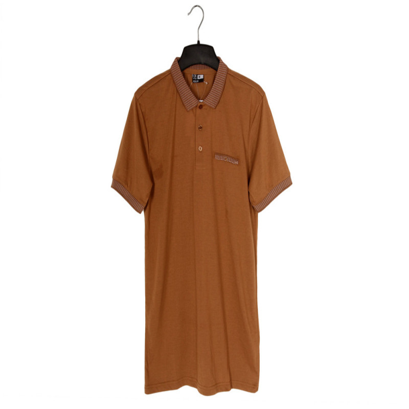 Ginger Soft Breathable Men's Polo Shirts 60% Cotton 40% Polyester