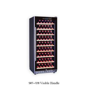 Quality glass door 135w 110 bottles Freestanding Wine Fridge wholesale