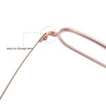 OEM Acetate Titanium Reading Glasses Customizable Anti Blue Light