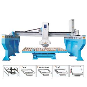 Quality Marble Laser 6800kg CNC Marble Cutting Machine 800MM Blade 45 Deg wholesale