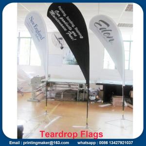 Quality Freestanding Teardrop Banner Flags with Spike Base wholesale