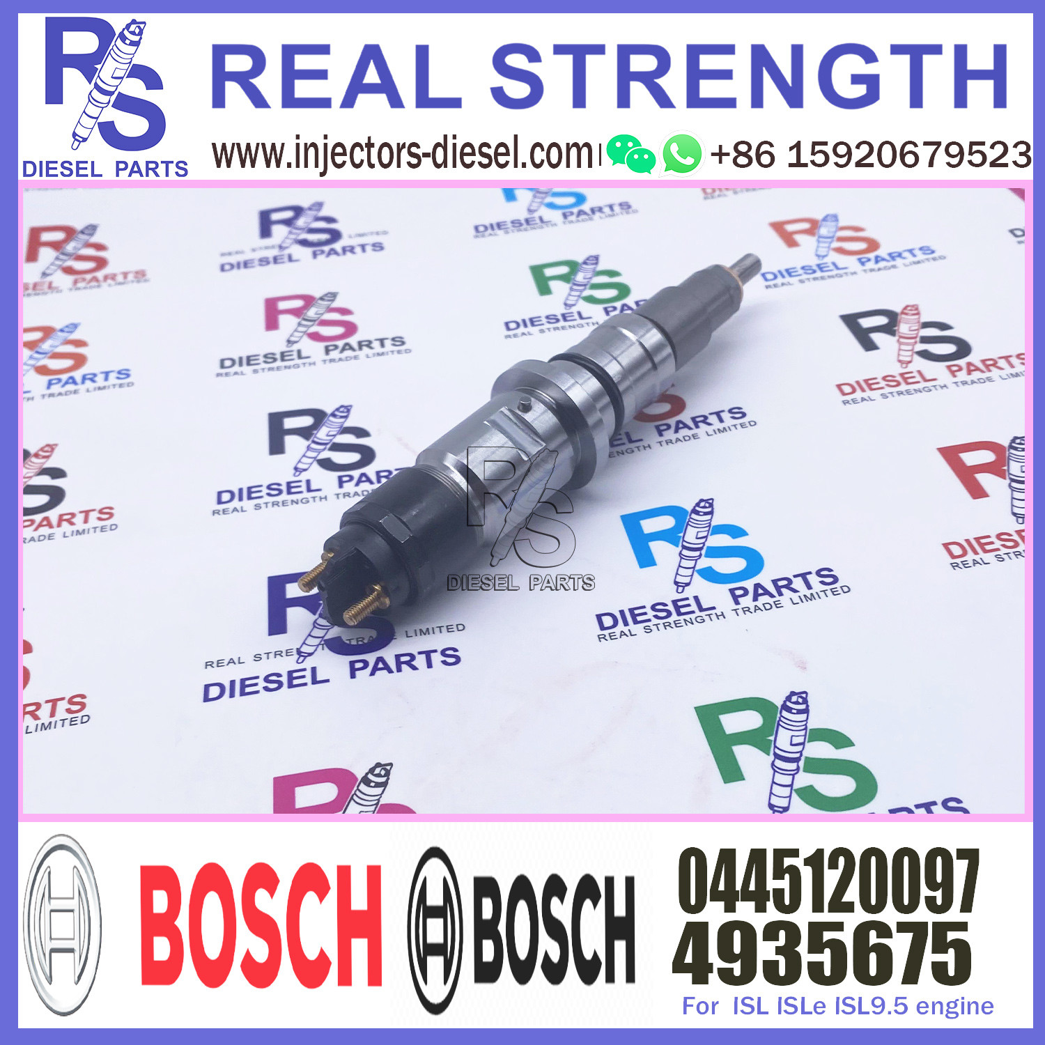 4934411 0445120097 4935675 0445120094 machinery engine parts ISL ISLe ISL9.5 engine parts names fuel injector repair kit