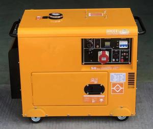 Quality 3000rpm Portable Genset Electric Start 186Fa 5Kva Diesel Home Generator wholesale