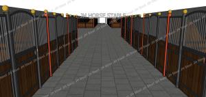 Quality Outdoor Steel Structure 3000mm Horse Stall Fronts wholesale