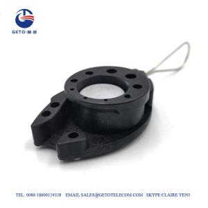 China 8mm FTTH Fish Anchor Fiber Optic 0.045KGS Tension Wire Clamp on sale