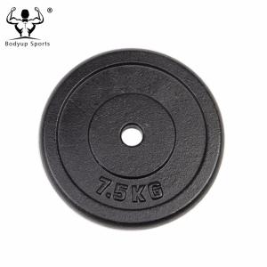 Quality Black Painting 1-inch Cast Iron Weight Disc Plates wholesale