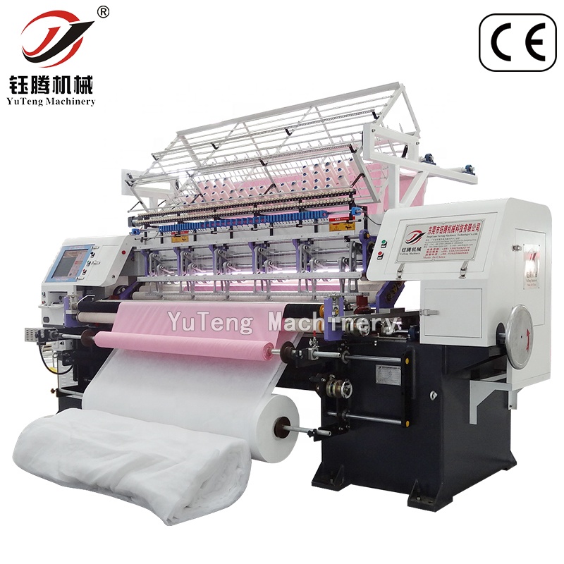 Shuttle Jacket Fabric Quilting Machine Computerized Multifunctional