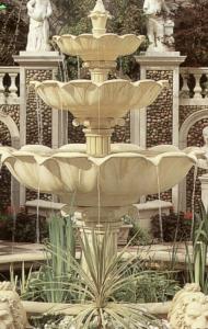 Quality Sandstone fountain in garden wholesale