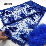 wholesale price african velvet lace fabric for wedding party