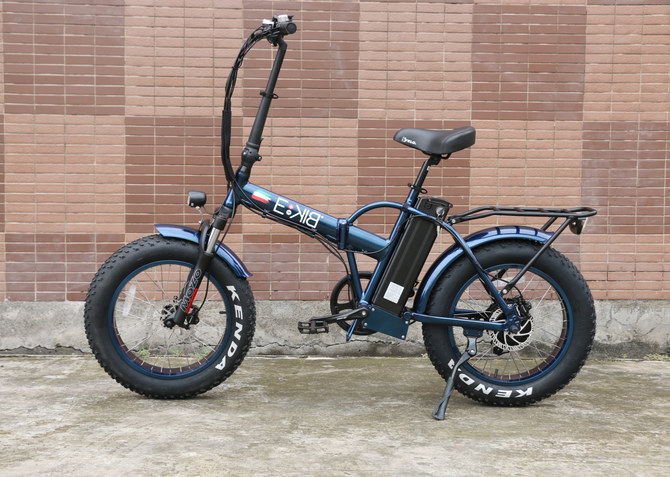 MOZO Suspension Fork 250W Bafang Hub Motor Fat Tyre Folding Electric Bicycle Free Shipping