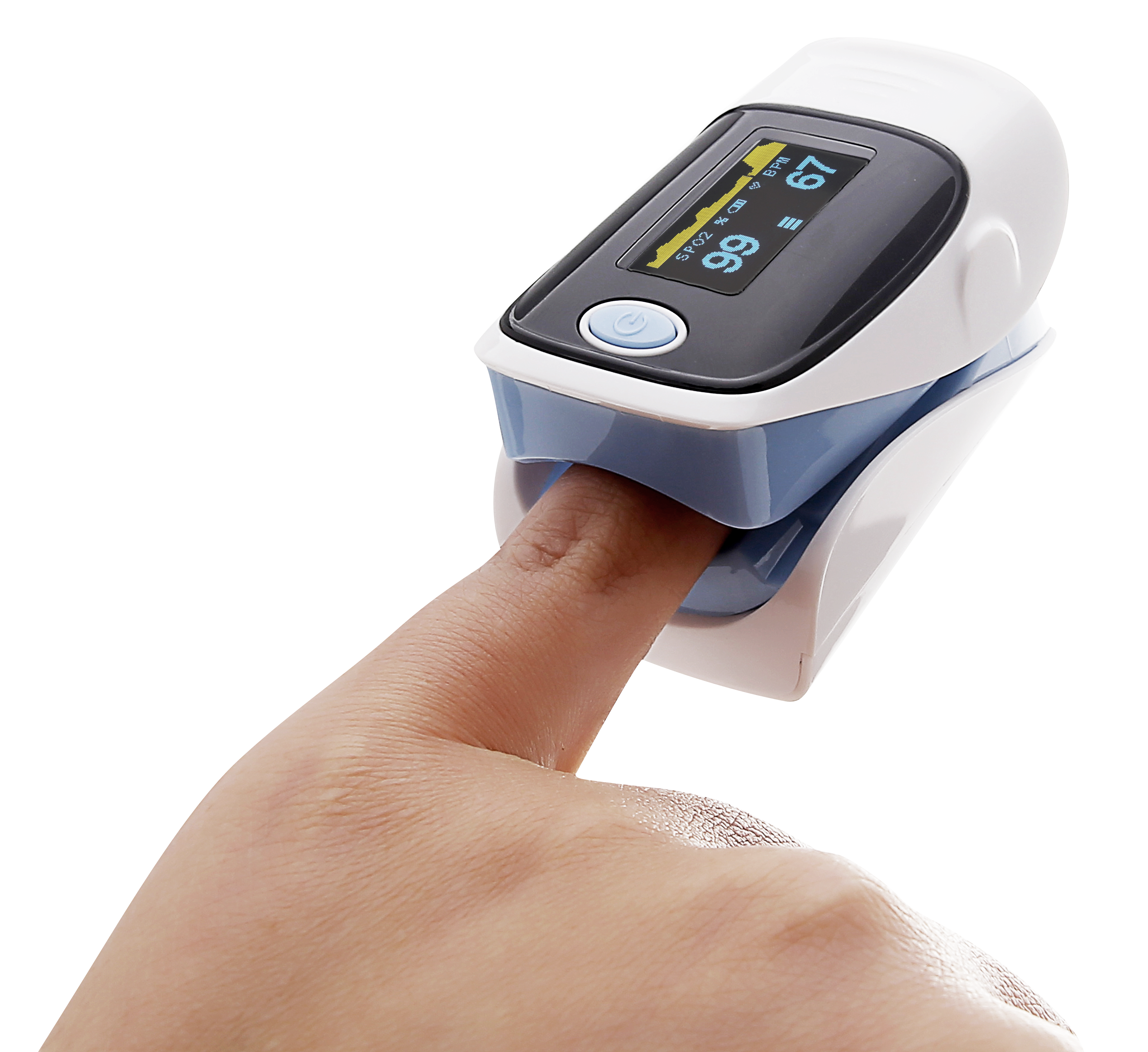 Led Display Screen Accusure Iso13485 Oled Pulse Oximeter 240 Bpm Medical Home Health
