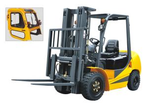Quality Mechanical Diesel Forklift Truck 3000kg Capacity Adjustable Seat High Strength wholesale