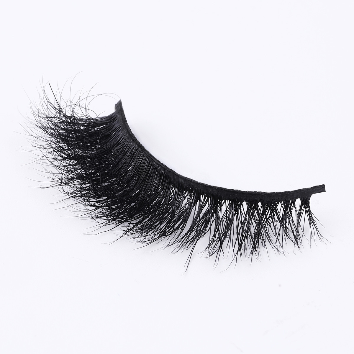 Natural Fiber 25mm 3D Silk Magnetic Eyelashes With Rose Gold Clip