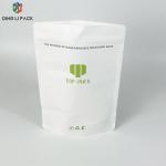 Recyclable Stand Up Resealable Paper Pouches Biodegradable Food Packaging Bag