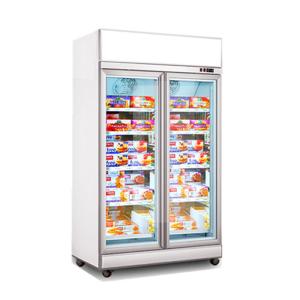 Quality NSF Supermarket Upright Freezer Glass Door Dispaly case Ice Cream Fridge wholesale