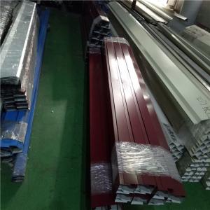 Quality 2200mm length RAL3005 color steel sheet dine line with 0.4mm for warehouse roof wholesale