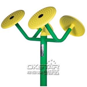 Quality outdoor fitness equipments steel based zinc powder coating tai chi wheel-OK-T01 wholesale
