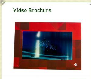 Quality 7 Inch Promotional Video Brochure Booklet , Real Estate Video Brochure wholesale