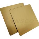 Za Brass Hairline Finish Stainless Steel Gold Color AFP SS 201 304 316 Sheet