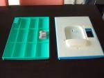 Four Layer Mobile Phone Lockers 1609 X 727 X 300 Cell Phone Box Lockers For SGS