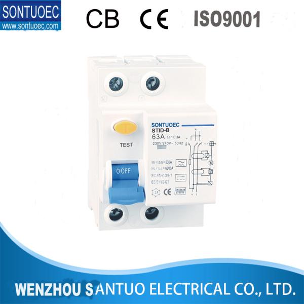 SONTUOEC Brand B model RCCB 2 Pole Residual STID-B series Current Circuit