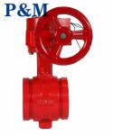 AWWA C509/C515 grooved butterfly valve