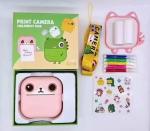 Kids Instant Printing Digital Camera, 2.4 Inch Selfie Screen 1080P HD Camera